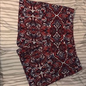 Tribal printed shorts